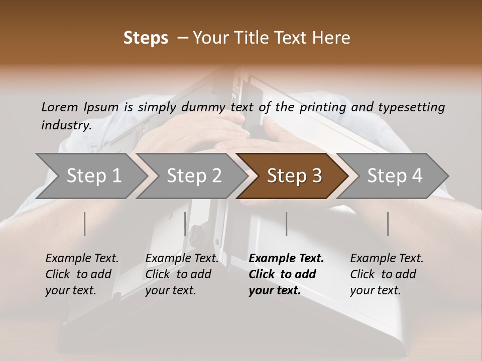 Frustration Male Man PowerPoint Template