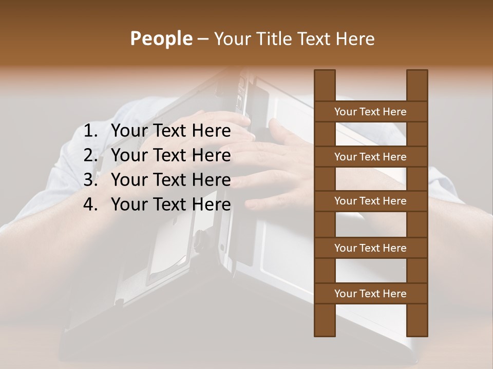 Frustration Male Man PowerPoint Template
