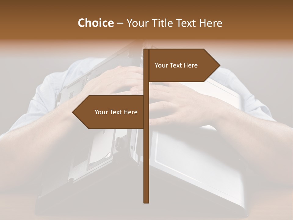 Frustration Male Man PowerPoint Template