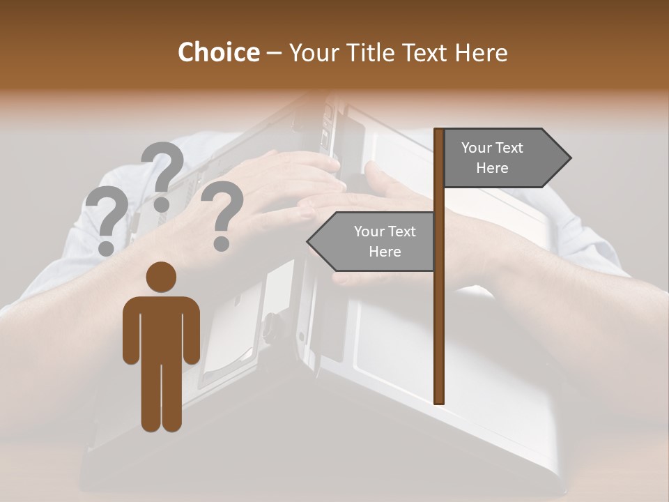 Frustration Male Man PowerPoint Template