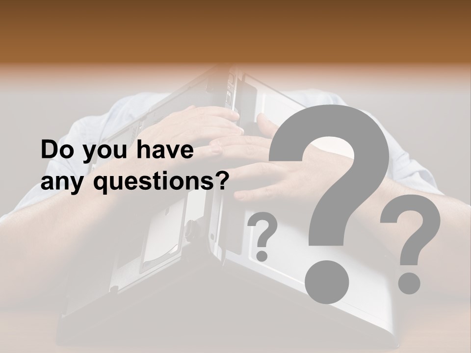 Frustration Male Man PowerPoint Template