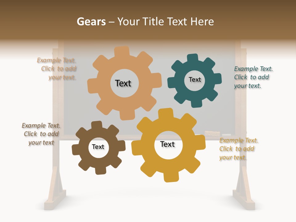 Chalkboard Background Study PowerPoint Template