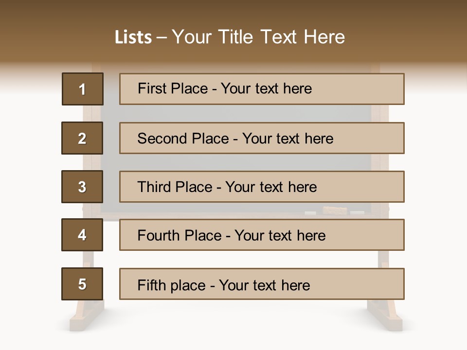 Chalkboard Background Study PowerPoint Template