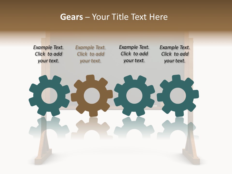 Chalkboard Background Study PowerPoint Template