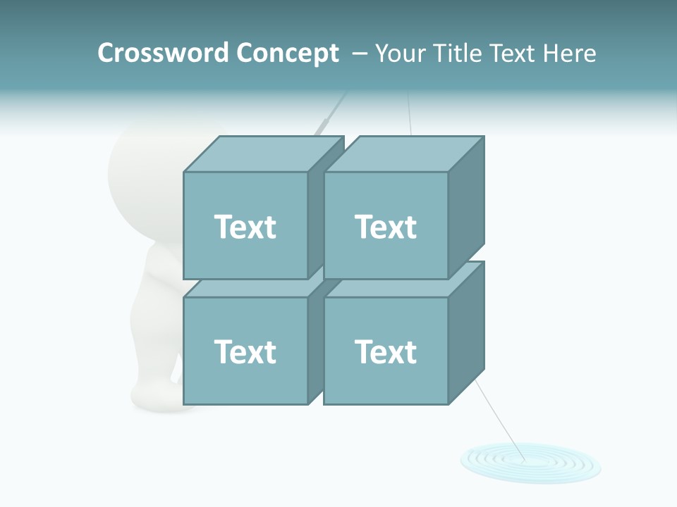 Fish Sport Isolated PowerPoint Template