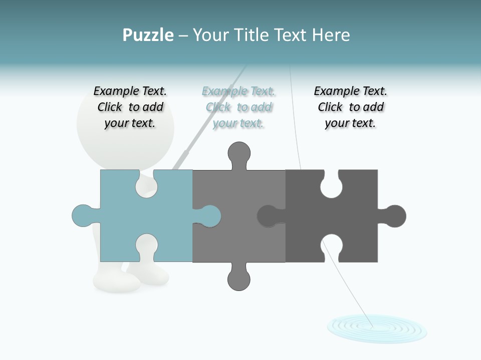 Fish Sport Isolated PowerPoint Template