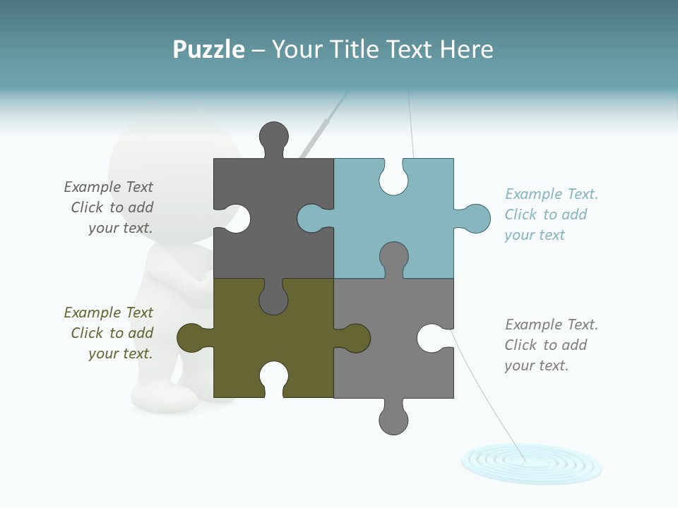 Fish Sport Isolated PowerPoint Template