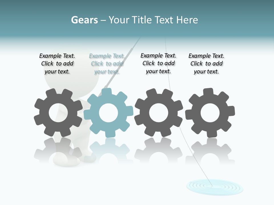 Fish Sport Isolated PowerPoint Template