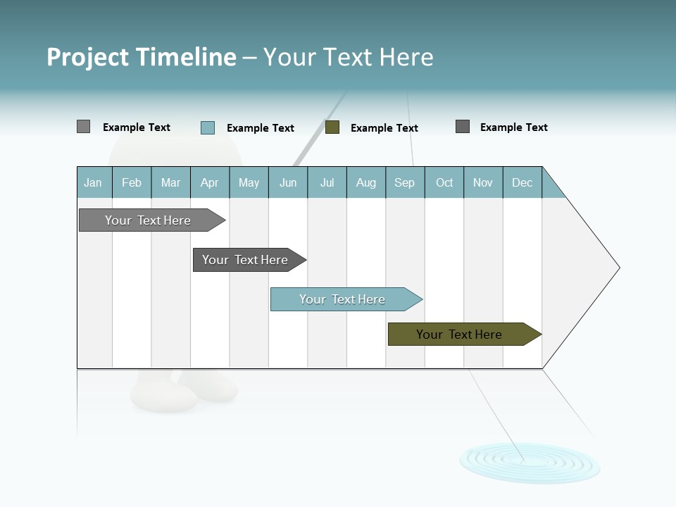 Fish Sport Isolated PowerPoint Template