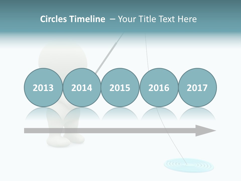 Fish Sport Isolated PowerPoint Template