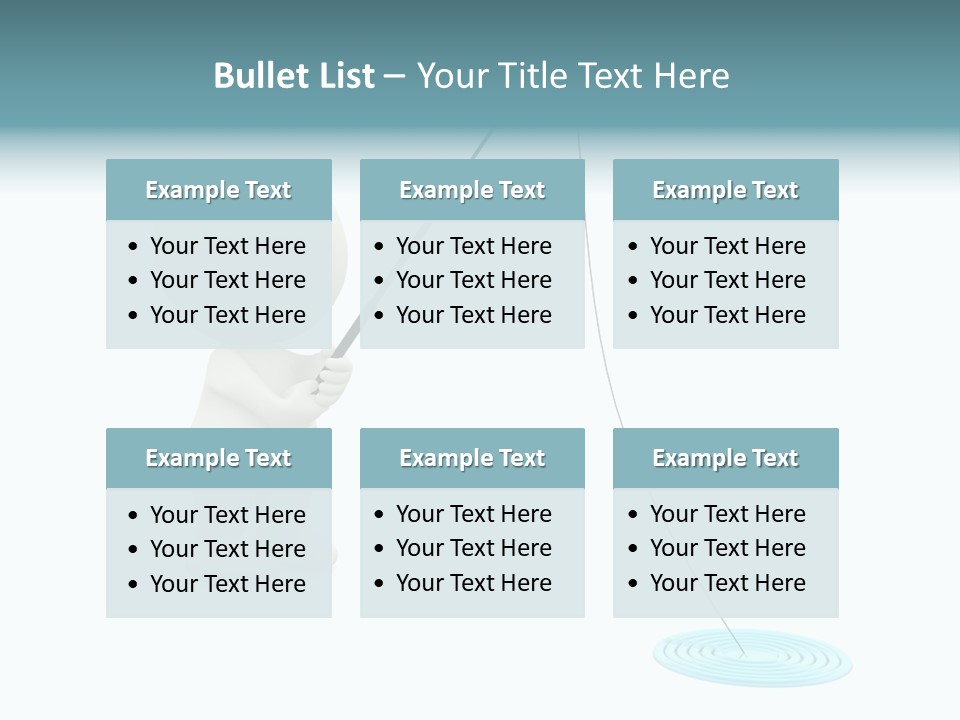 Fish Sport Isolated PowerPoint Template