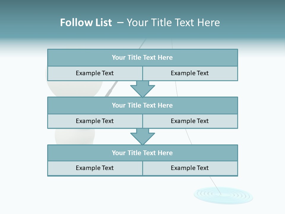 Fish Sport Isolated PowerPoint Template