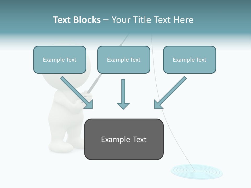 Fish Sport Isolated PowerPoint Template