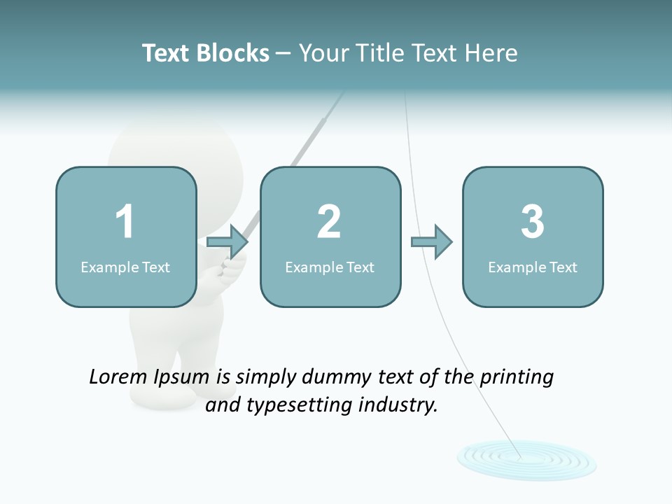 Fish Sport Isolated PowerPoint Template