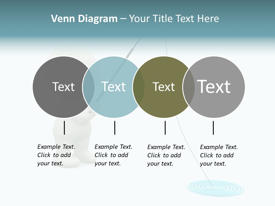 Fish Sport Isolated PowerPoint Template