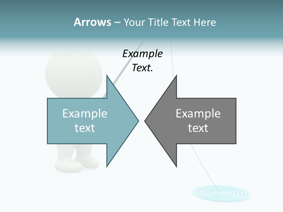 Fish Sport Isolated PowerPoint Template