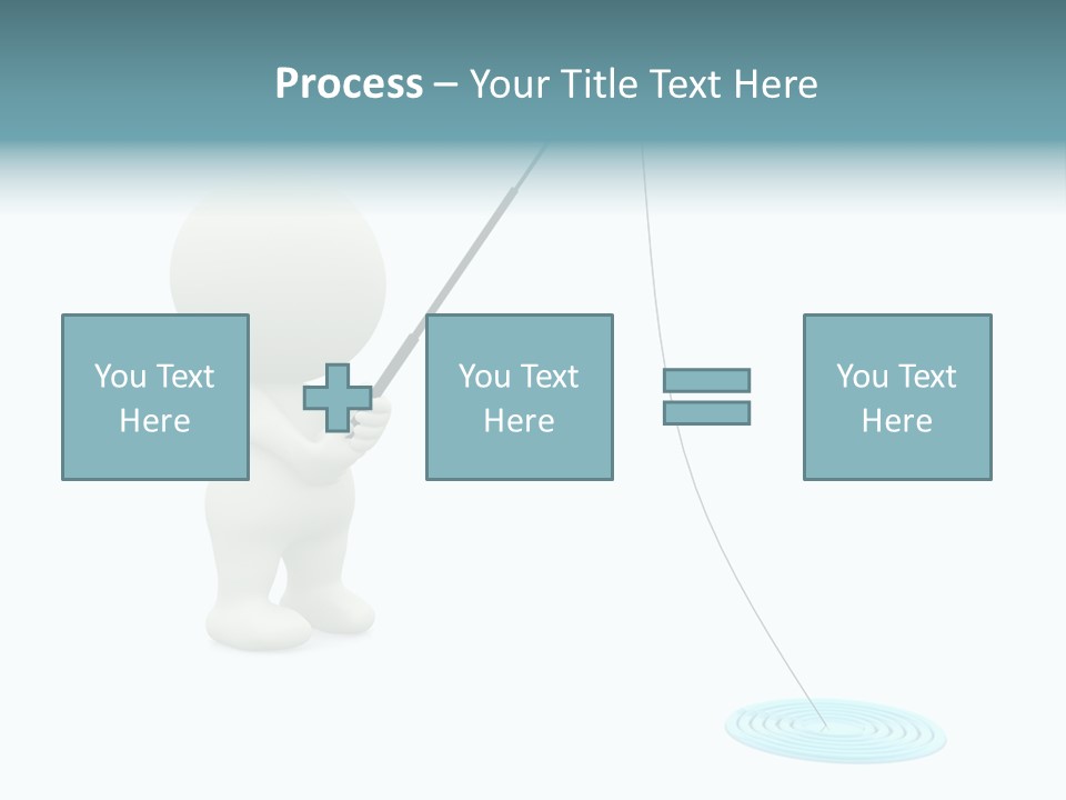 Fish Sport Isolated PowerPoint Template