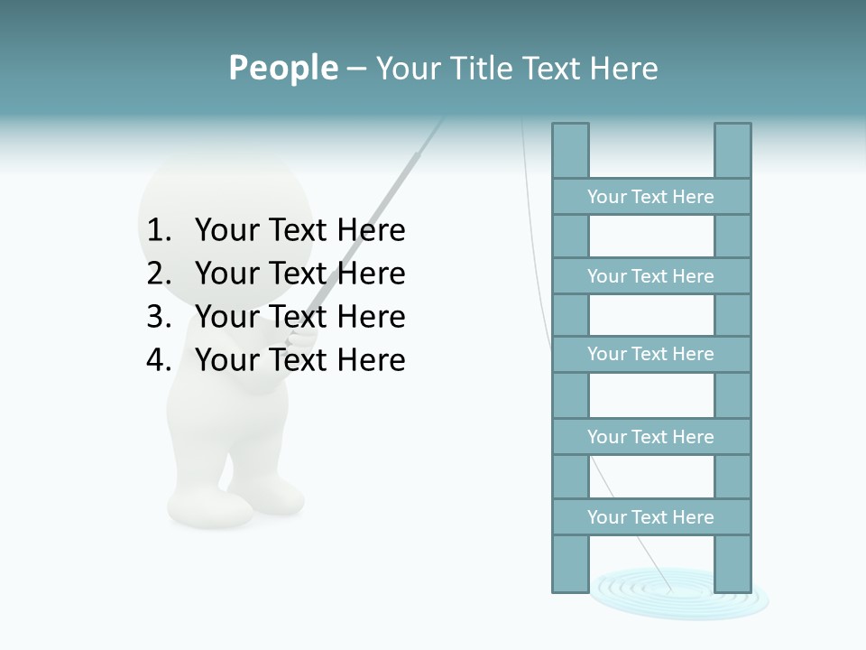 Fish Sport Isolated PowerPoint Template