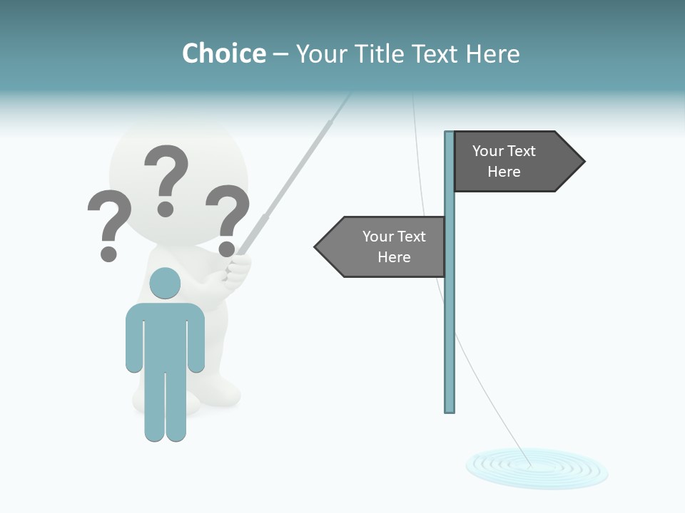 Fish Sport Isolated PowerPoint Template