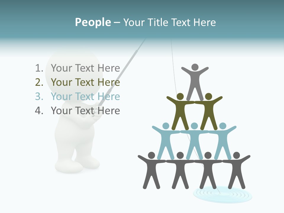 Fish Sport Isolated PowerPoint Template