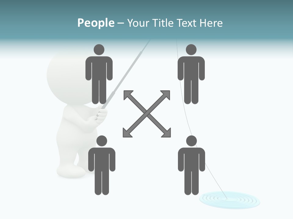 Fish Sport Isolated PowerPoint Template