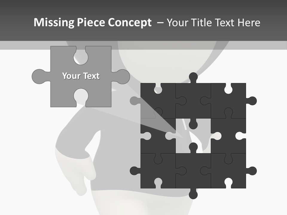 Male Sportive Scary PowerPoint Template