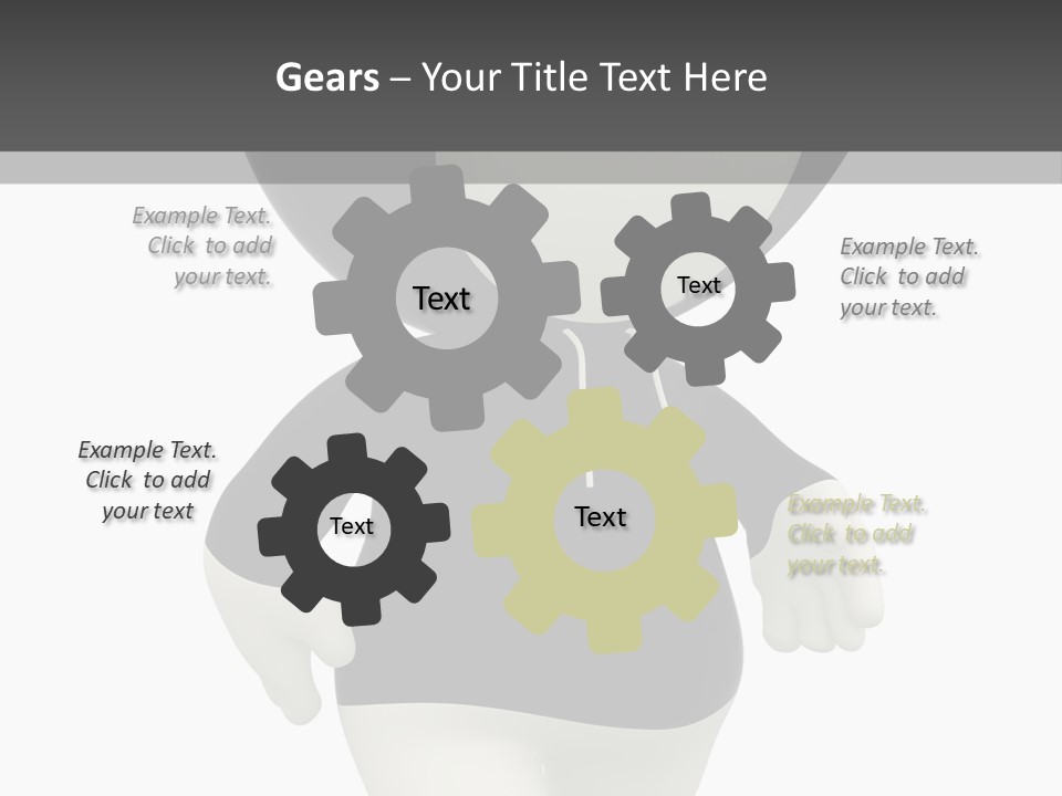 Male Sportive Scary PowerPoint Template