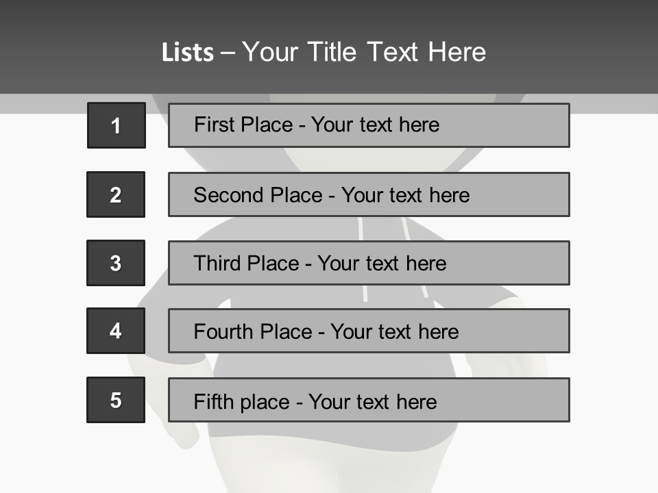 Male Sportive Scary PowerPoint Template
