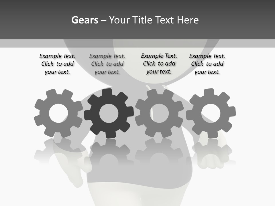 Male Sportive Scary PowerPoint Template