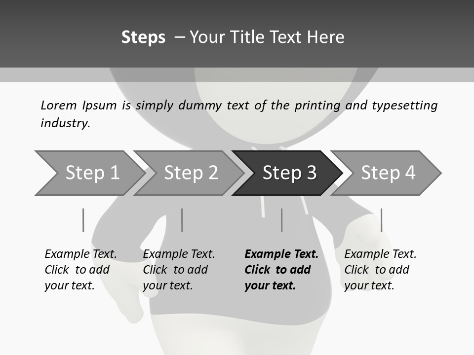 Male Sportive Scary PowerPoint Template