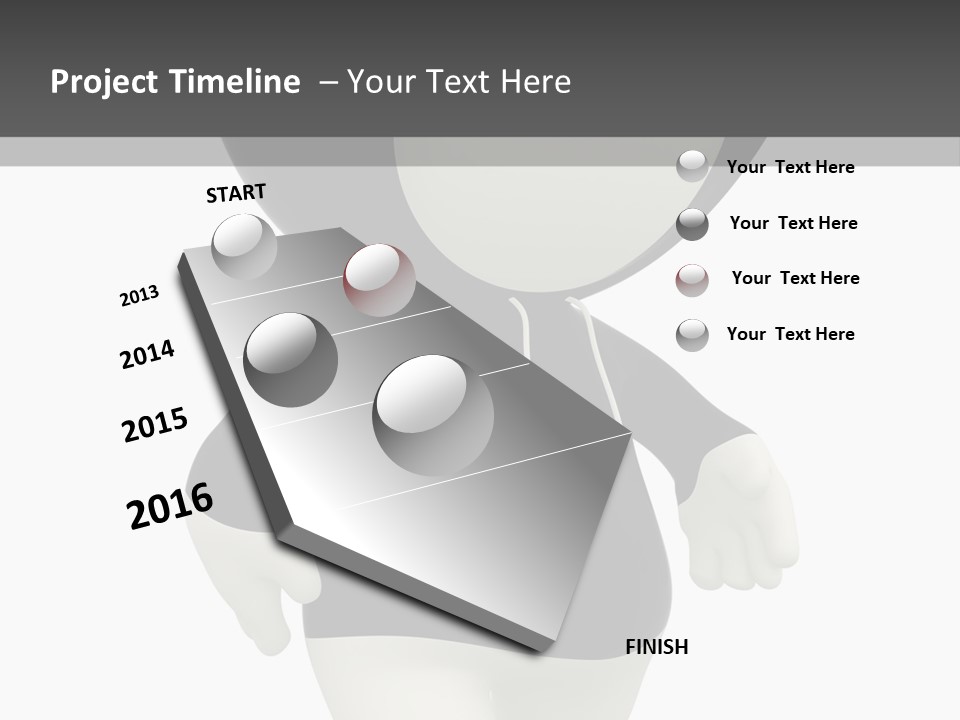 Male Sportive Scary PowerPoint Template