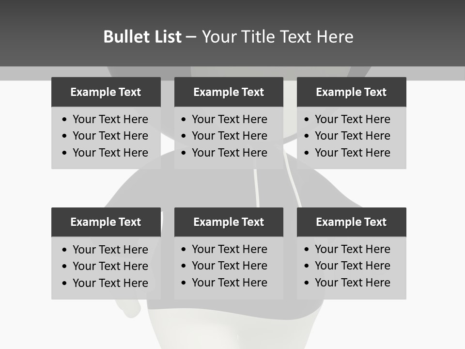 Male Sportive Scary PowerPoint Template