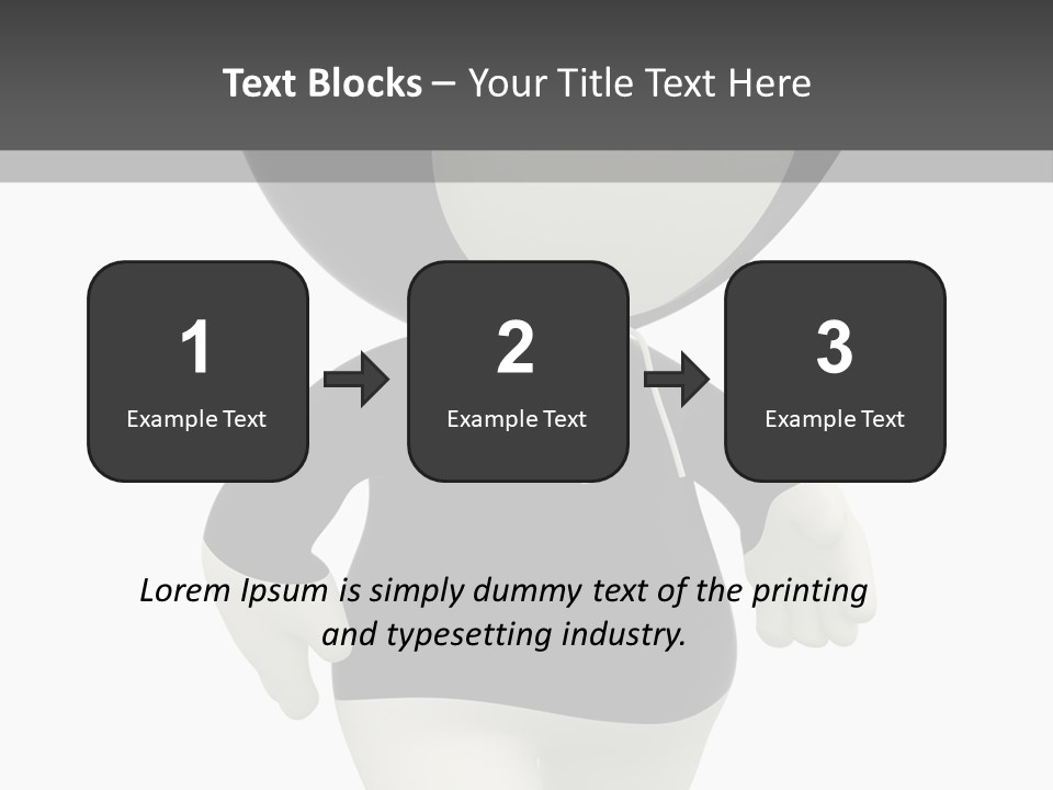 Male Sportive Scary PowerPoint Template