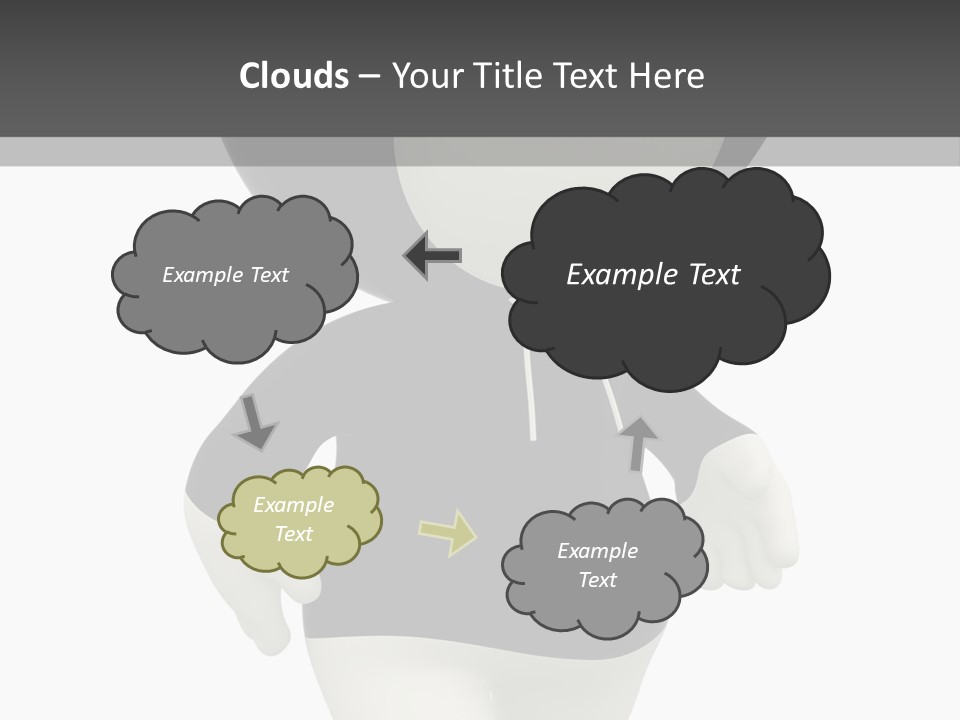 Male Sportive Scary PowerPoint Template