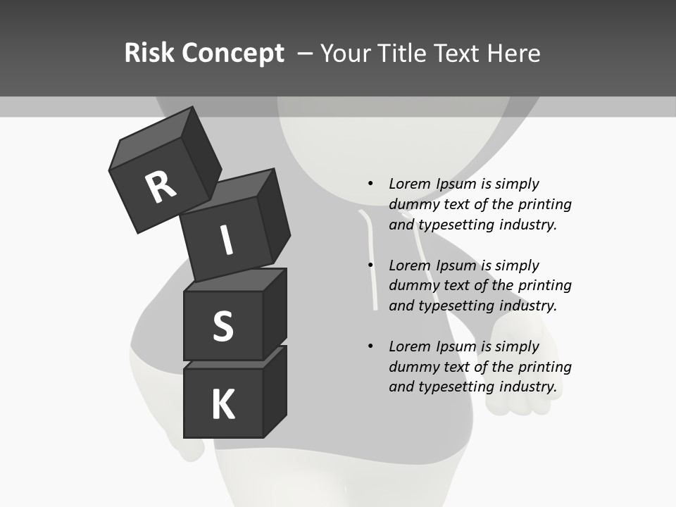 Male Sportive Scary PowerPoint Template