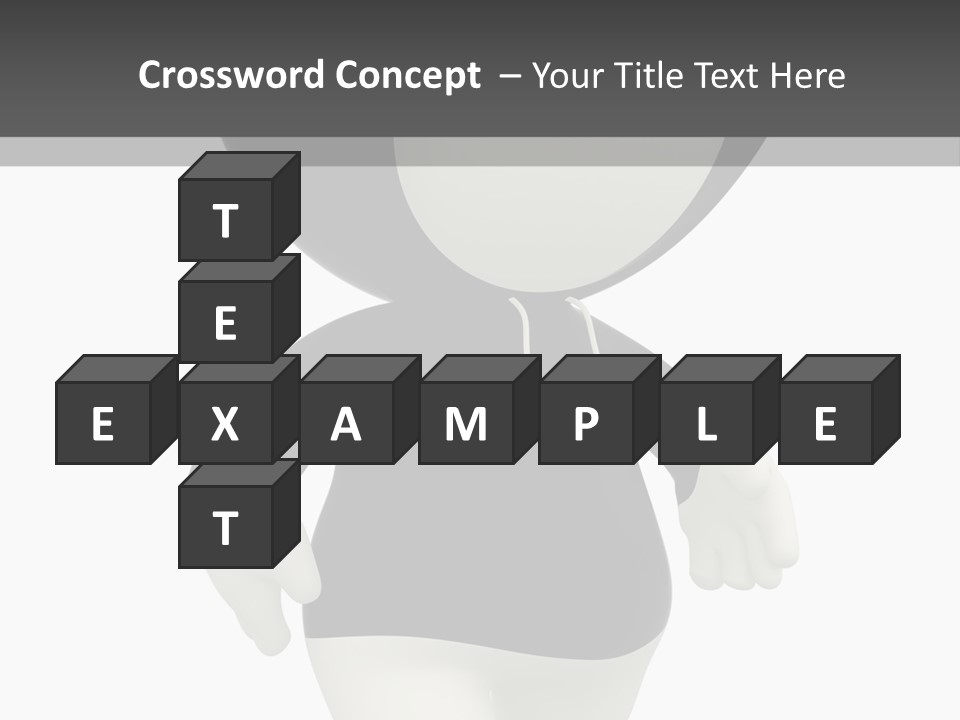 Male Sportive Scary PowerPoint Template