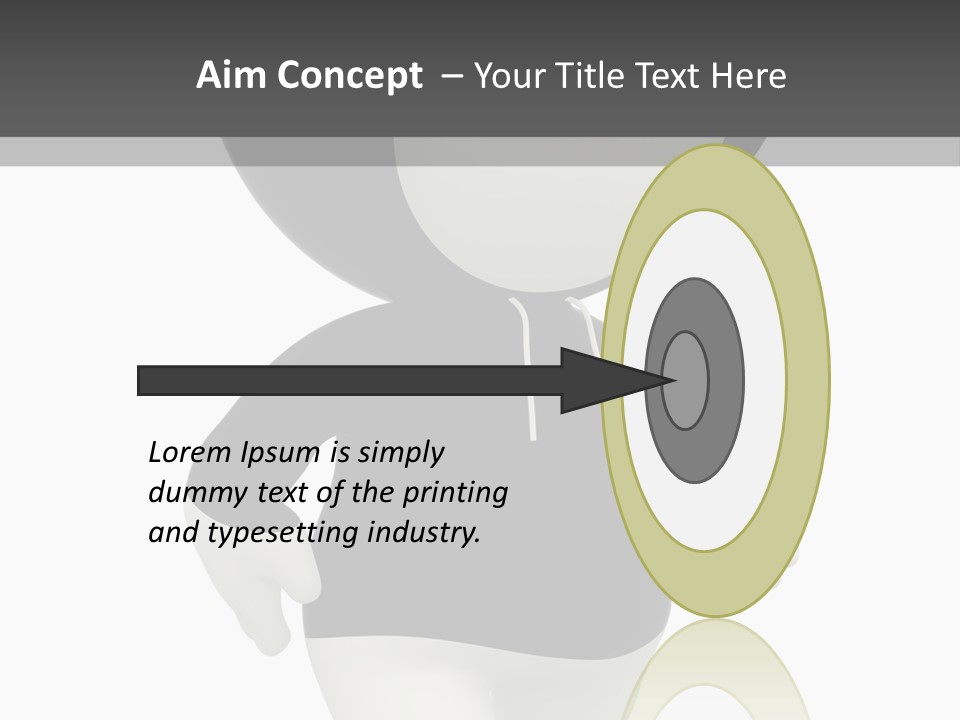 Male Sportive Scary PowerPoint Template