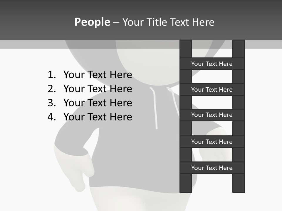 Male Sportive Scary PowerPoint Template