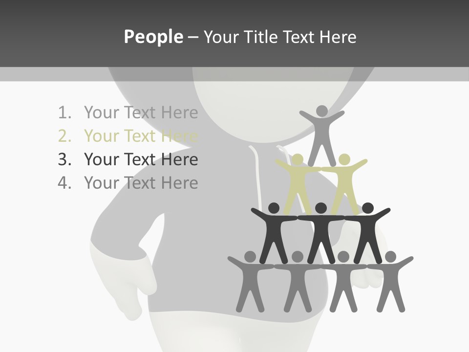 Male Sportive Scary PowerPoint Template