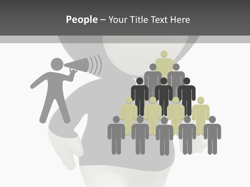 Male Sportive Scary PowerPoint Template