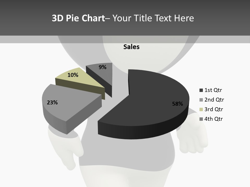 Male Sportive Scary PowerPoint Template