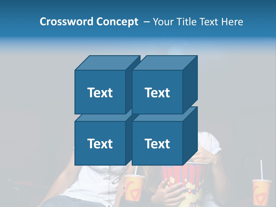 Glasses Indoors Women PowerPoint Template