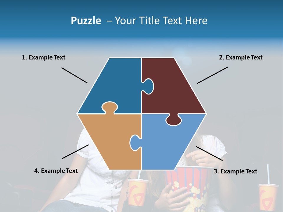 Glasses Indoors Women PowerPoint Template