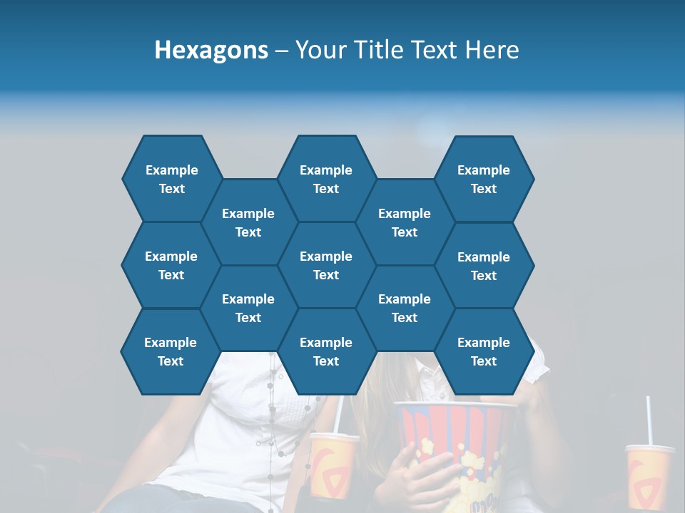 Glasses Indoors Women PowerPoint Template