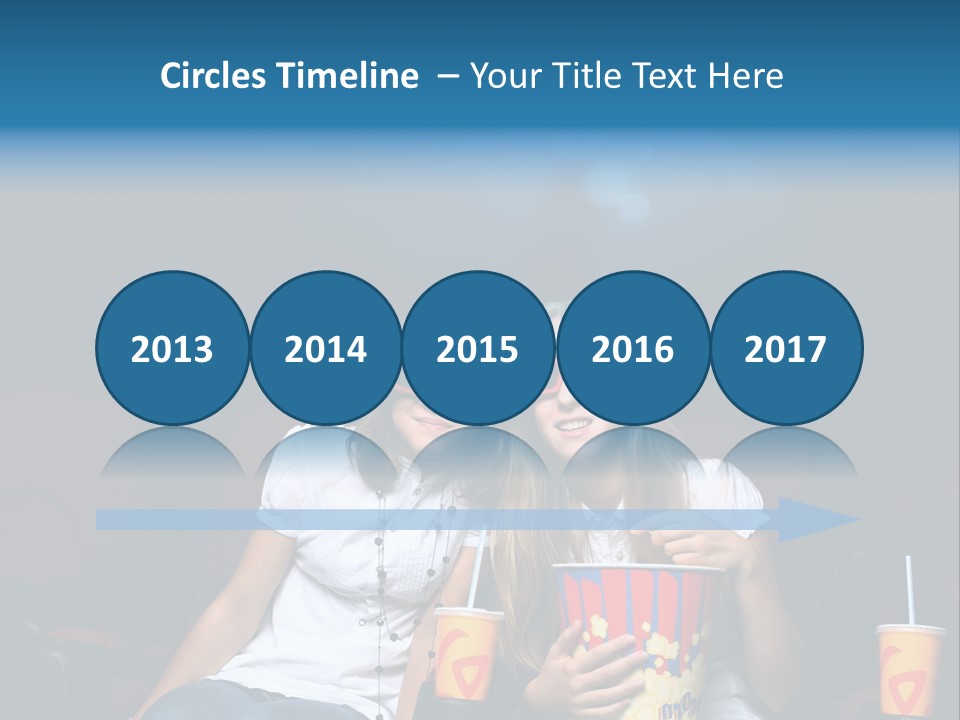 Glasses Indoors Women PowerPoint Template