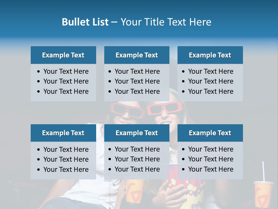 Glasses Indoors Women PowerPoint Template