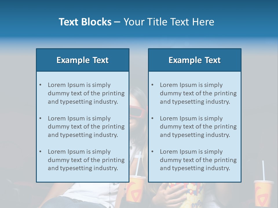 Glasses Indoors Women PowerPoint Template