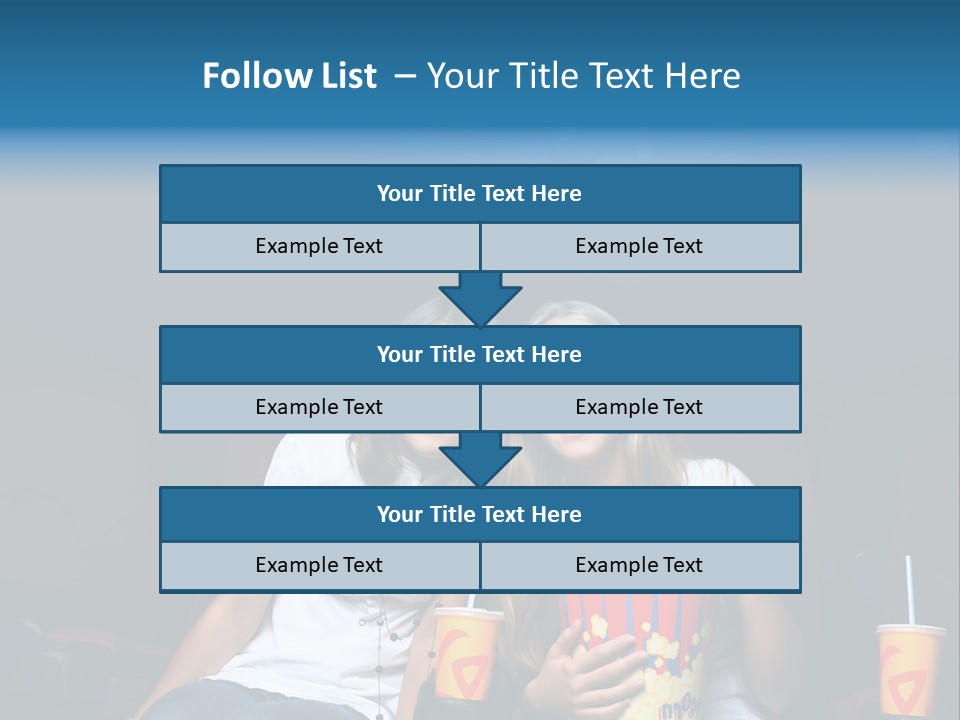 Glasses Indoors Women PowerPoint Template