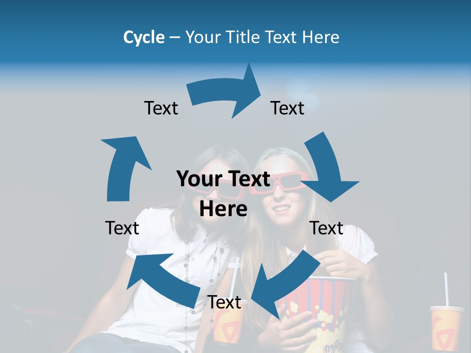 Glasses Indoors Women PowerPoint Template