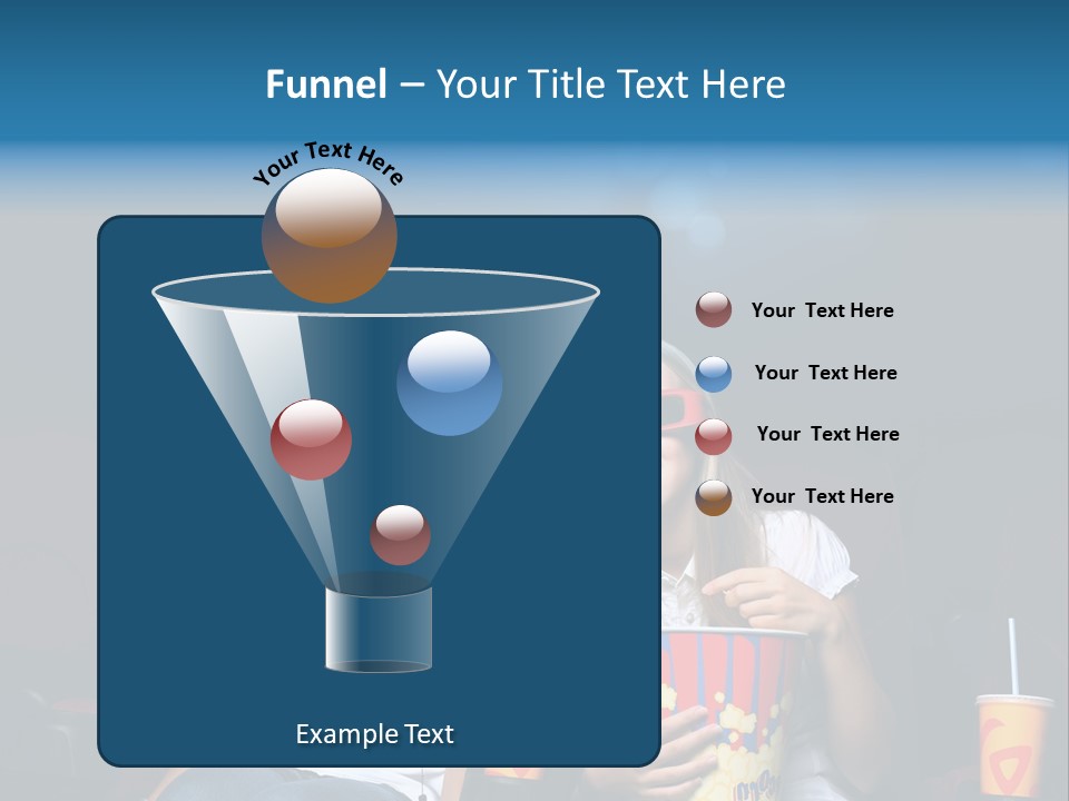 Glasses Indoors Women PowerPoint Template